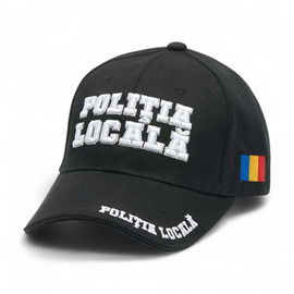 CAP - LOCAL POLICE - PREMIUM QUALITY - 3D EMBROIDERY - BLACK