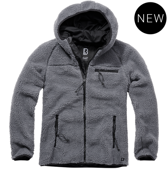 KABÁT "TEDDYFLEECE" IGNÁL - ANTRACIT - BRANDIT