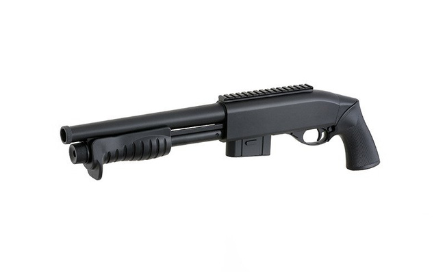Replica shotgun M401 Pump Shotgun - Black [EE]