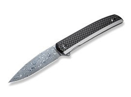 POCKET KNIFE - SAVANT DAMASCUS CF - GRAY
