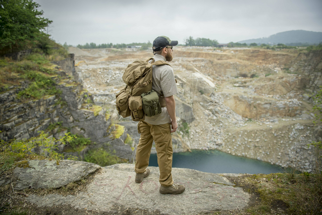 SHORT-SLEEVED SHIRT - DEFENDER MK2® - POLYCOTTON RIPSTOP - Helikon-Tex® - KHAKI