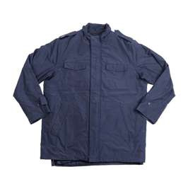 PARKA DZSEKI - SÖTÉTKÉK - KATONAI FELESLEG NÉMET TŰZOLTÓSÁG - MINT ÚJ