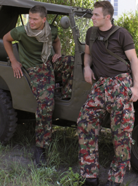 Swiss Camo M70 Field Pants W.suspen.used