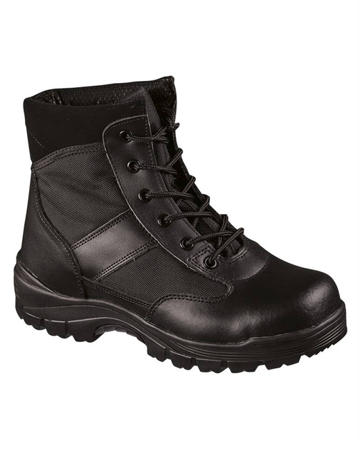 BLACK SECURITY LOW BOOTS