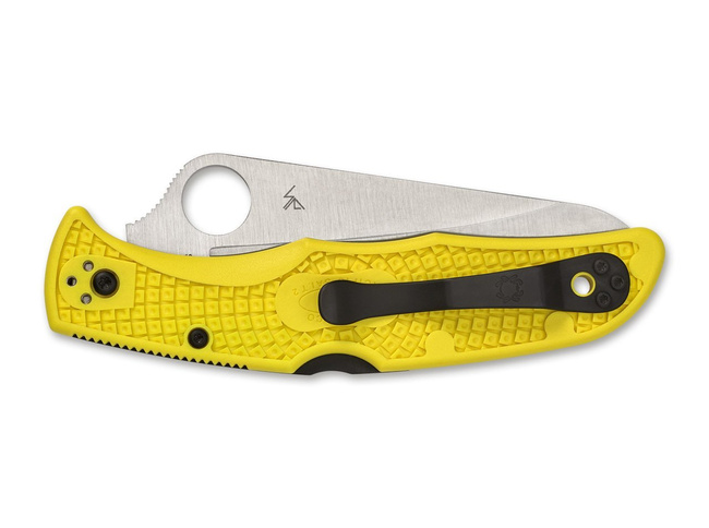 "PACIFIC SALT 2 SERRATED" ZSEBKÉS - SÁRGA- SPYDERCO