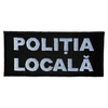 Emblema POLITIA LOCALA, cu aplicare tip Velcro (cu scai) - 11 x 5 cm