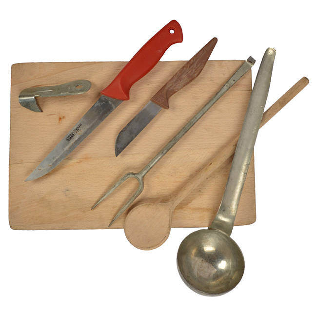 TEREPI KONYHAI KÉSZLET V54 - KATONAI FELESLEG CSEHSZLOVÁK HADSEREG - HASZNÁLT