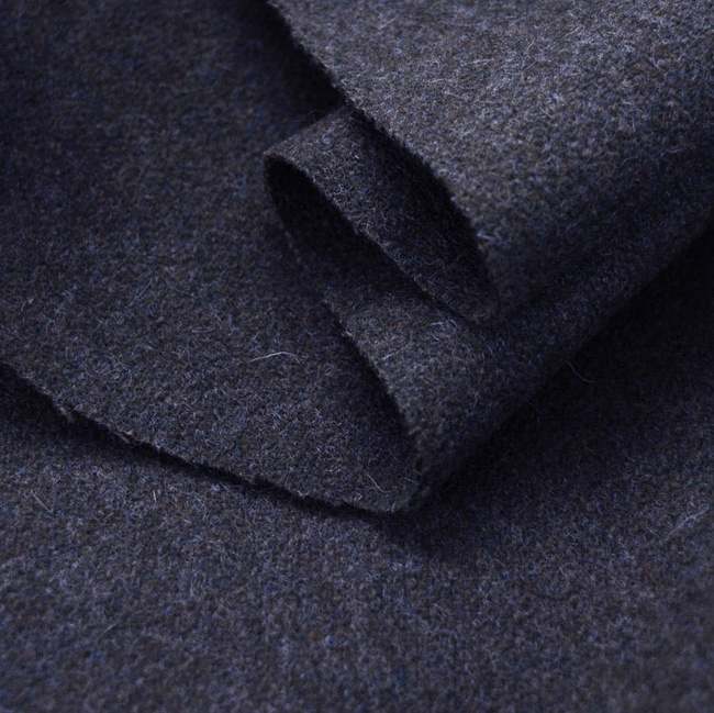 WOOL FELT CLOTH FABRIC - NAVY BLUE - ROMANIAN ARMY MILITARY SURPLUS