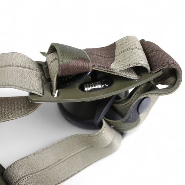 LAGO fejlámpa - Francia Hadsereg katonai felesleg - Zöld olíva/CCE-álca - Mint új