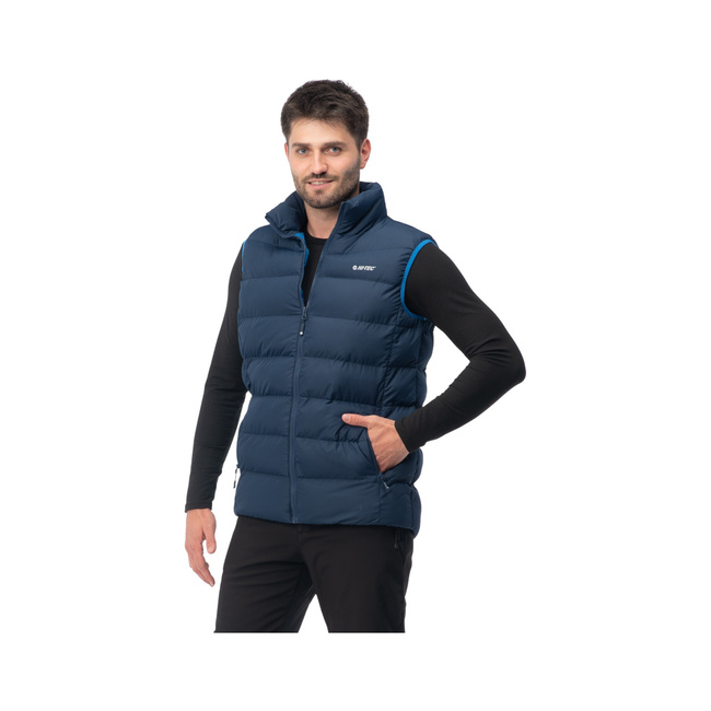 MEN S QUILTED VEST SANIS - DRESS BLUE/ LAPIS BLUE - MAGNUM 