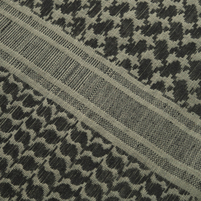 SHEMAGH SÁL - FOLIAGE ZÖLD/FEKETE - M-TAC