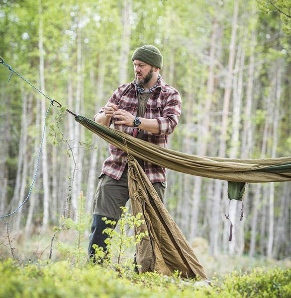 MULTIFUNCTIONAL PONCHO - SWAGMAN ROLL - Helikon-Tex - TAIGA GREEN
