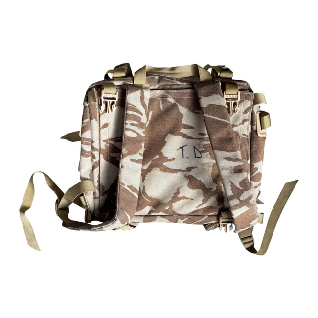 NAGY KATONAI HARCI HÁTIZSÁK ZSEBBEL, LEVEHETŐ KÜLSŐ TASAKKAL - CONDOR - 90L - KATONAI TÖBBLET ROMÁN HADSEREG - SIVATAGI TEREPSZÍNŰ - JÓ ÁLLAPOTBAN