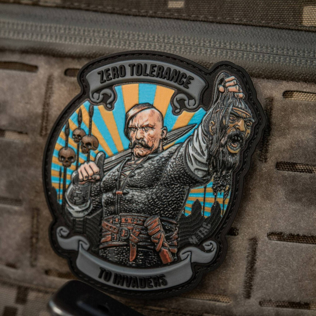 ZERO TOLERANCE JELVÉNY PVC - FEKETE - M-TAC