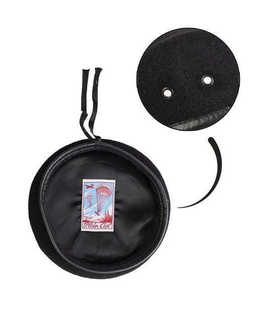GERMAN BERET - "PLEIN CIEL COMMANDO" - BLACK