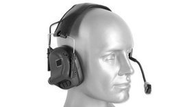 EARMOR - Hallókészülék Fültok EARMUFF WITH AUX INPUT M32 - fekete