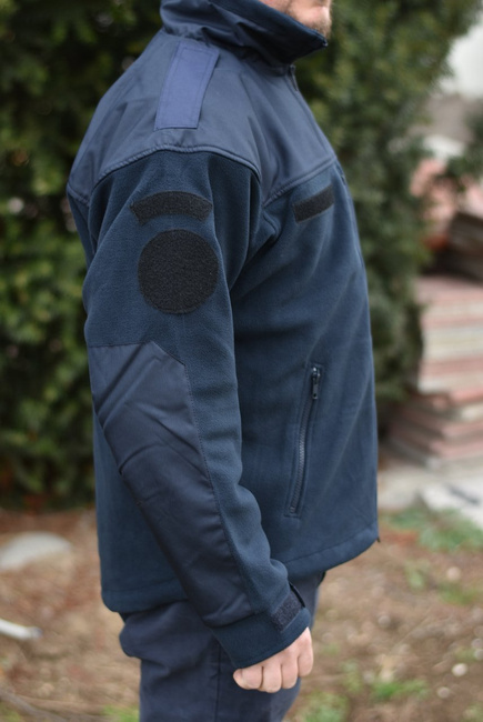 POLAR JACKET - CLASSIC ARMY - Helikon Tex - NAVY BLUE - WITHOUT EMBLEMS - JANDARMERY