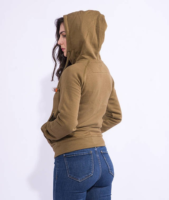 TAKTIKAI CIPZÁRAS KAPUCNIS PULÓVER - "APHRODITE" - PENTAGON® - COYOTE