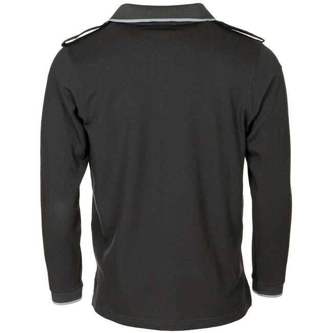 BRIT POLO PÓLÓ - KÉK / SZÜRKE - HOSSZÚ UJJÚ - HASZNÁLT