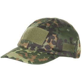 MFH Operaions sapka Velcro panelekkel, German Flecktarn