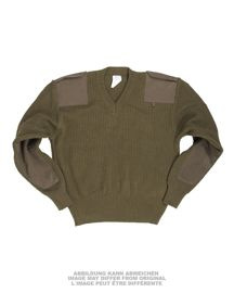 FRENCH OD SWEATER W. V-NECK USED