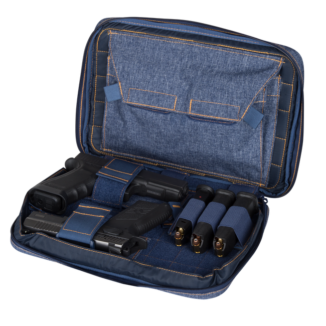 DUPLA PISZTOLYTÁSKA - DOUBLE PISTOL WALLET® - NYLON - Helikon-Tex® - KÉK MELANGE