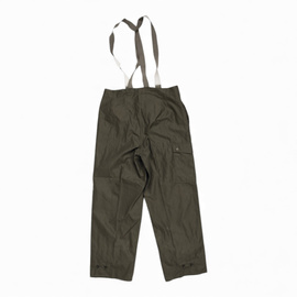 Cotton Leggings with Suspenders - Germany Army Military Surplus - OD Green - Used