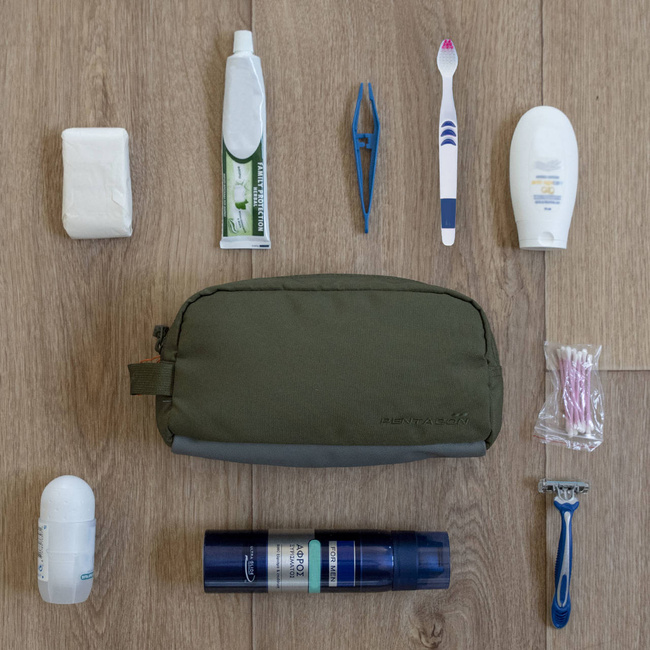 TOILETRY BAG - "RAW TRAVEL KIT" - Pentagon® - WOLF GREY