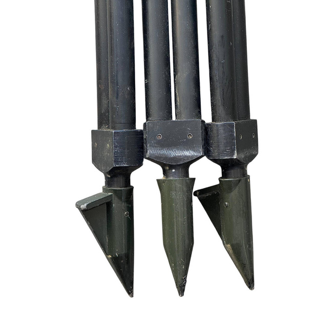 SZTEREOSZKÓPOS TÁVOLSÁGMÉRŐ FÉM SZÁLLÍTÓDOBOZZAL, MÉRŐRÚDDAL ÉS ÁLLVÁNNYAL-        - WWII - VALÓDI RÓMAI KATONAI FELESLEG - DECO/JÓ ÁLLAPOTBAN