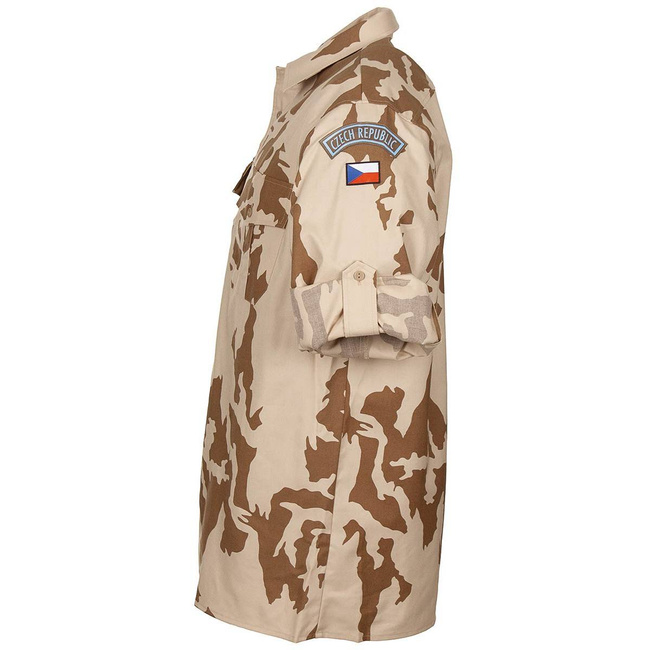 CZECH LONG SLEEVE SHIRT - M95 DESERT CAMO - MILITARY SURPLUS - LIKE NEW