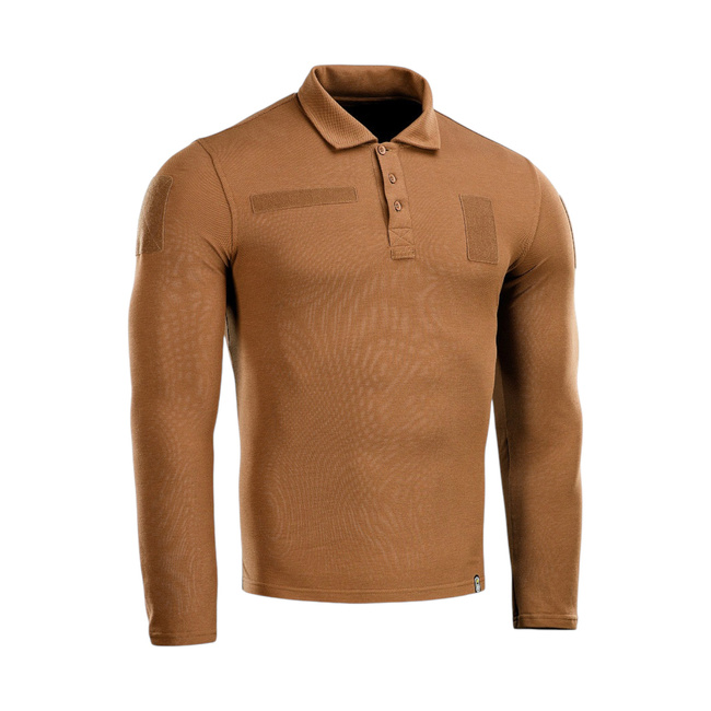 PÓLÓ TAKTIKAI ING HOSSZÚ UJJÚ 65/35 - BARNA- M-TAC