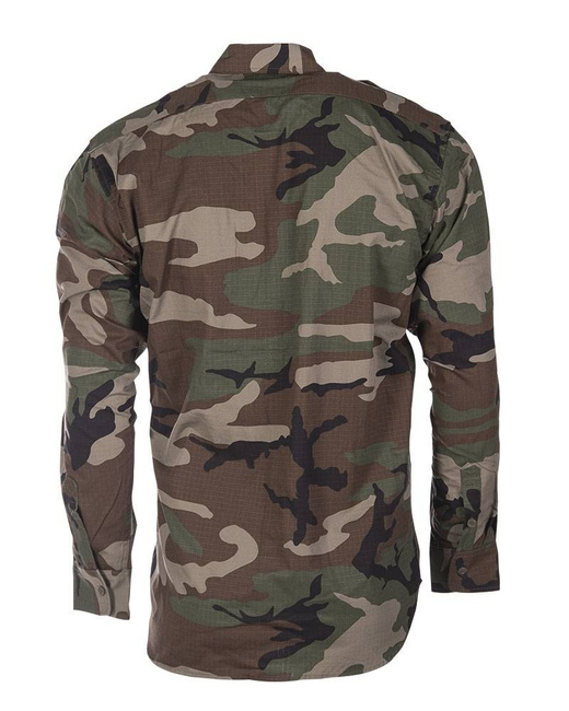 FIELD SHIRT - COTTON RIPSTOP - Mil-Tec - WOODLAND