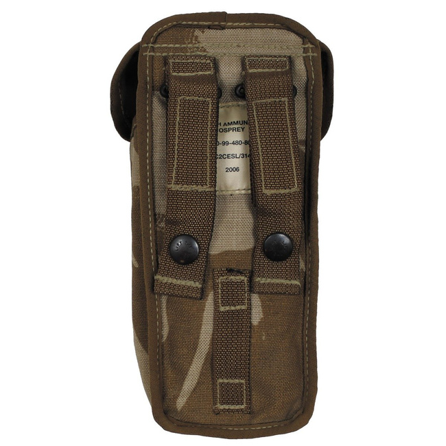 GB ammo pouch, Osprey, DPM desert, used 20x8x5 cm