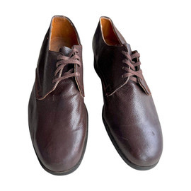 BŐR CIPŐ - JUHAR - ROMÁN HADSEREG KATONAI FELESLEG - JÓ ÁLLAPOTBAN