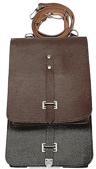 East German Leather Map Case Used