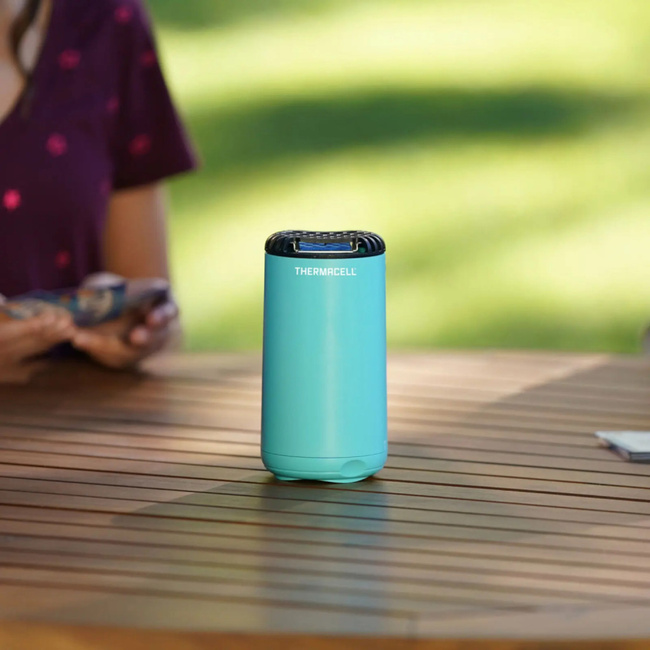 HORDOZHATÓ SZÚNYOGIRTÓ KÉSZÜLÉK - MRPSB HALO MINI PATIO SHIELD - KÉK -THERMACELL