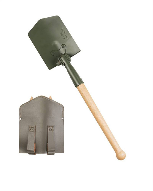 ÖSSZECSUKHATÓ ÁSÓ BŐRBORÍTÁSSAL - NÉMET HADSEREG - MILTEC