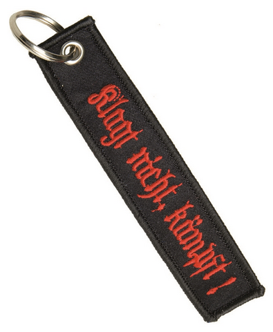 ′KLAGT NICHT KÄMPFT′ Key Ring