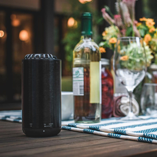 HORDOZHATÓ SZÚNYOGIRTÓ KÉSZÜLÉK - MRPSB HALO MINI PATIO SHIELD - FEKETE (GRAFIT) -THERMACELL