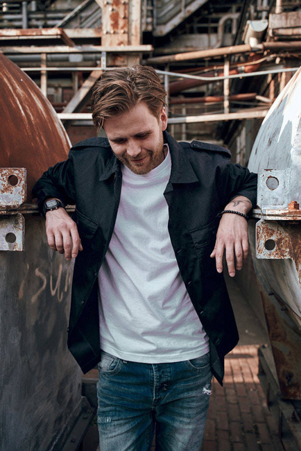 Ing US Hemd 1/1 Arm fekete