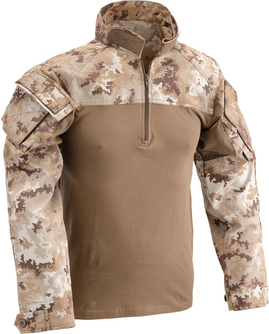 COTTON COMBAT SHIRT - DESERT VEGETATO