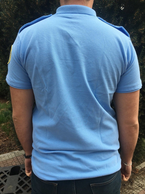Kék rövidujjú póló