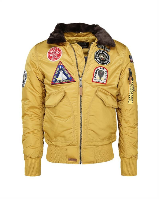"FLYING TIGERS" REPÜLŐS KABÁT - "TOP GUN" - MIL-TEC® - SÁRGA