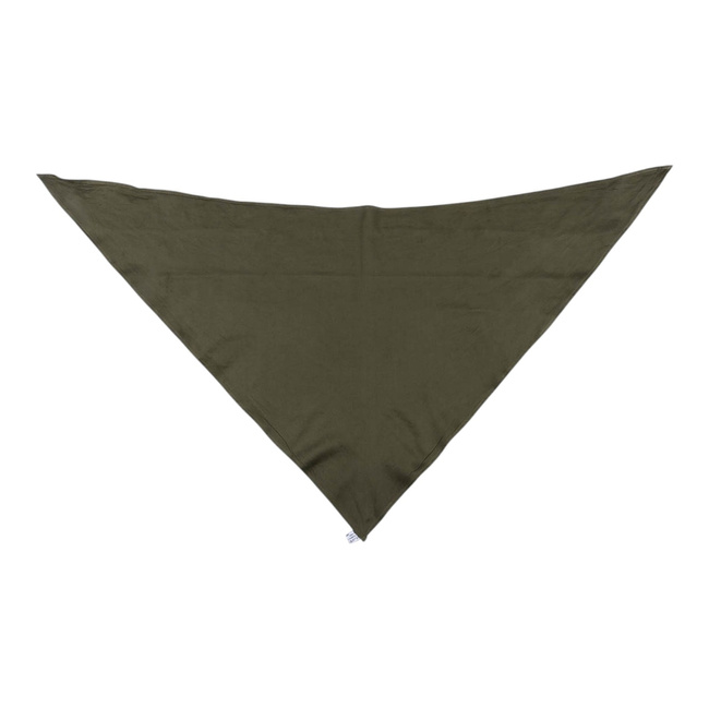 Háromszög alakú pamutsál - KAZ03 - kb. 130 × 60 cm - Ausztriai Hadsereg katonai surplusz - OD zöld - Használt