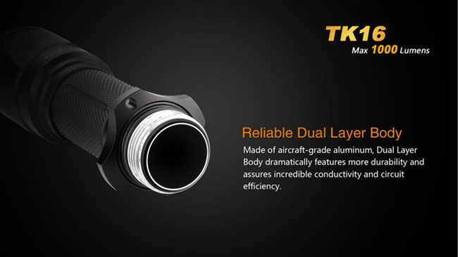 Lámpák, zseblámpa, Fenix TK16, vízálló