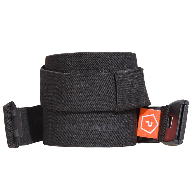ELASTIC BELT - 38 mm - HEMANTAS - Pentagon - BLACK