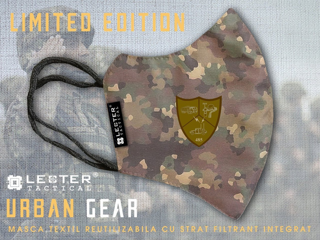 MASCA COMBAT PERSONALIZATA - REUTILIZABILA - LECTER TACTICAL