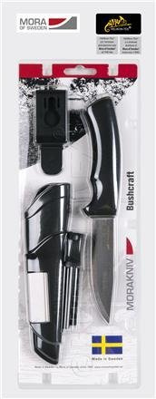 FIX PENGÉJŰ KÉS - BUSHCRAFT SURVIVAL - SZÉNACÉL - MORAKNIV® - FEKETE