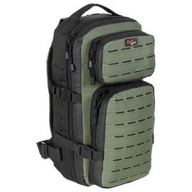 TÁSKA, HÁTIZSÁK "Assault Travel" - 20 l - fekete / OD zöld