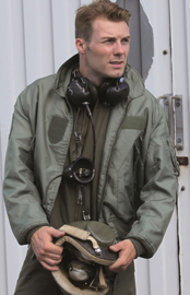 US NYÁRI REPÜLŐ KABÁT CWU - OD - KATONAI FELTÖLTÉS - HASZNÁLT